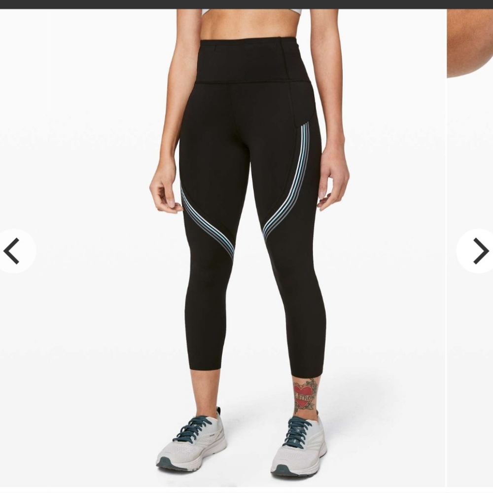 Lululemon Speed Limit Crop 23"  Black Size 2